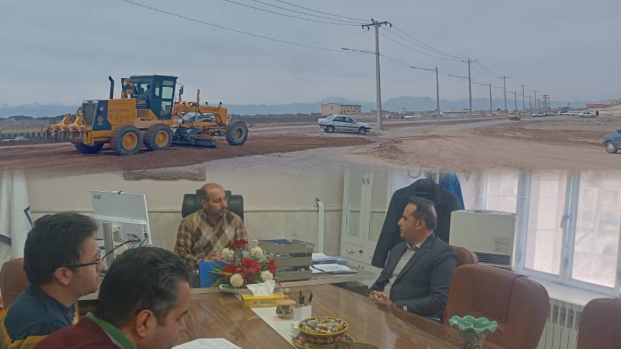 جلسه شهردار محترم شهرستان گناباد با مدیر منطقه ۳ شرکت ساخت آزما برگزار گردید.