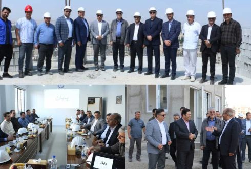 بازدید میدانی هیئت مدیره هلدینگ و مدیران ارشد از پروژه‌های در حال اجرای ساخت آزما