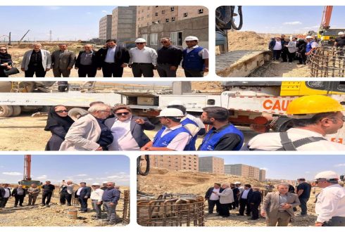 بازدید میدانی جناب آقای  مهندس سعیدی کیا  از پروژه‌های در حال اجرای بهسازی پروژه ساحل اردبیل