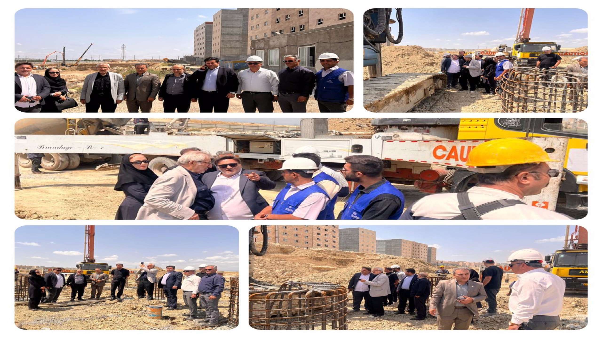 بازدید میدانی جناب آقای  مهندس سعیدی کیا  از پروژه‌های در حال اجرای بهسازی پروژه ساحل اردبیل