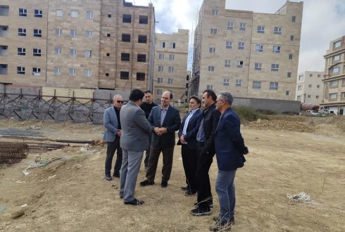 بازدید میدانی جناب آقای دکتر ساقیان از پروژه‌های در حال اجرای بهسازی پروژه ساحل اردبیل