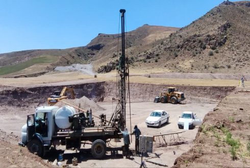 پروژه بخش انتهایی مسیر  و تاسیسات انتقال آب ازقزل اوزن