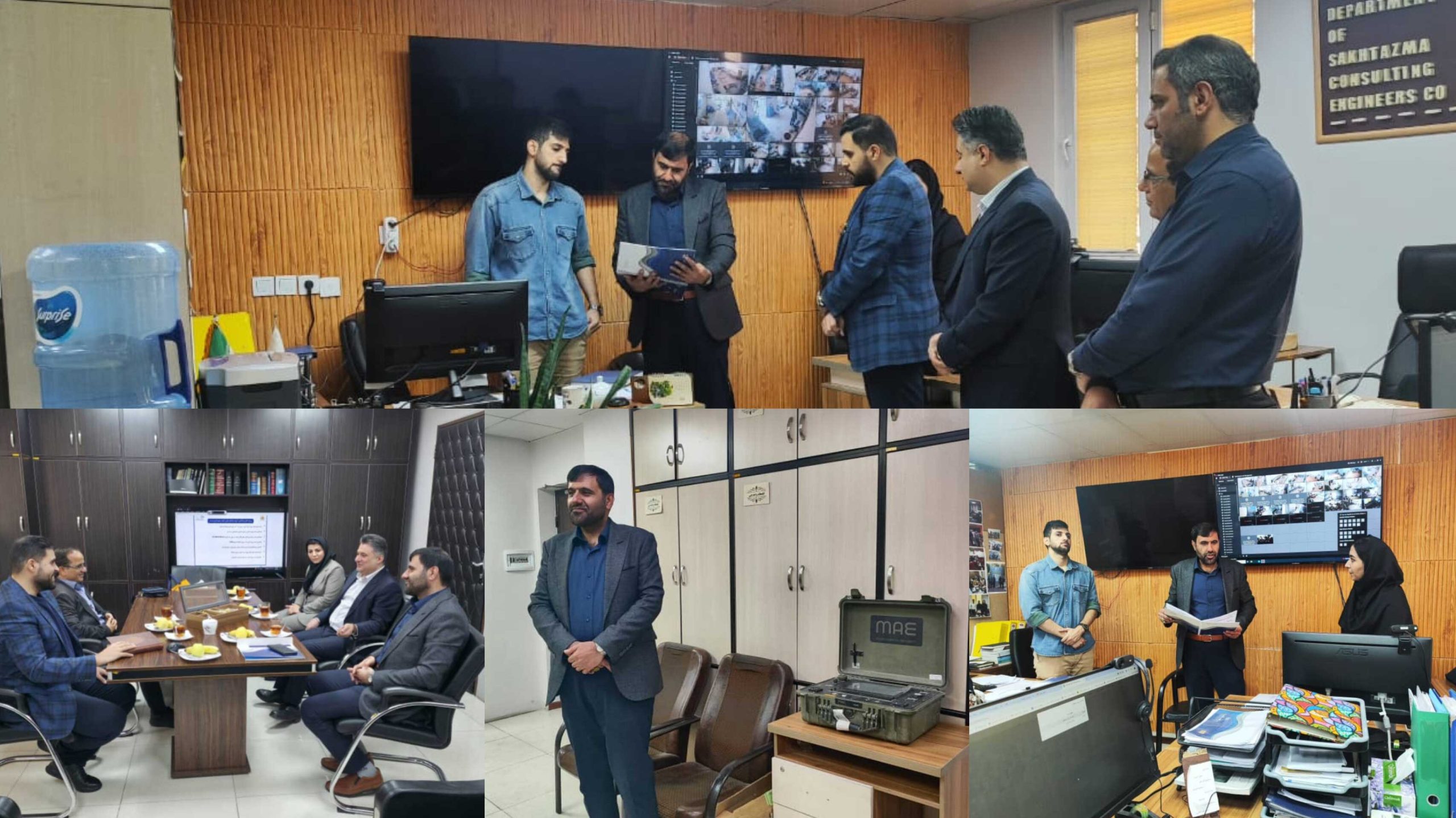 دیدار مدیرکل بنیاد مسکن انقلاب اسلامی استان سمنان با مدیرعامل شرکت ساخت آزما